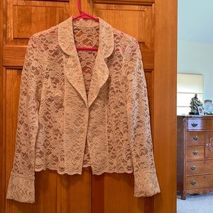 Lace blazer